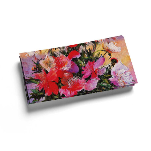 Кошелек, PRS1 «Пионы на розовом»