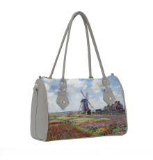 Сумка на руку BG13 «Claude Monet Tulip Field and windmill»