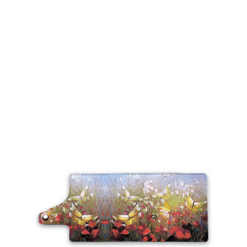 Кошелек мини, кардхолдер, PR24 «Полет над маковым полем»