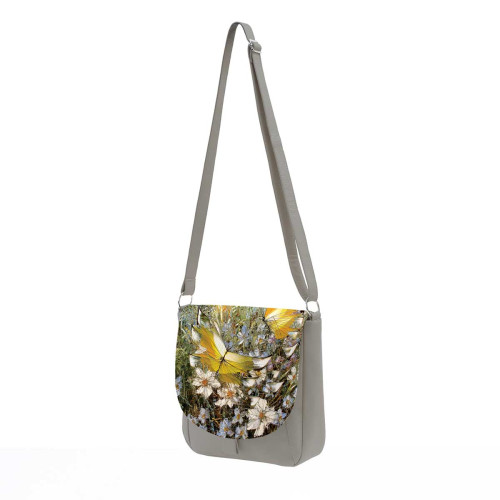 Сумка кросс-боди BG10 «Полет над цветами и травами»