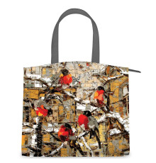 Сумка на руку, BG91 «Снегири»