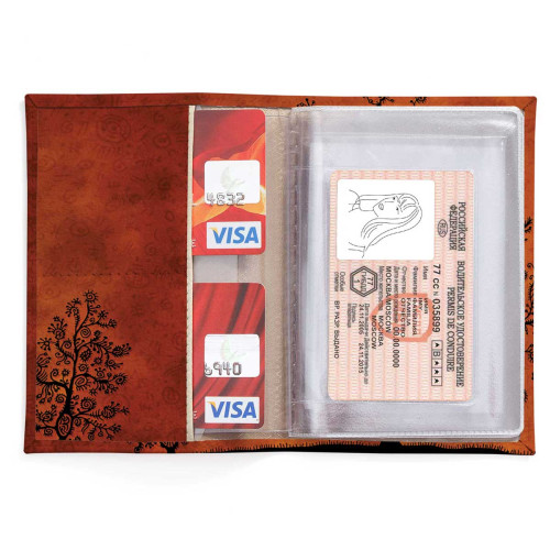 Обложка для автодокументов, AUT2 «Дерево лабиринт»