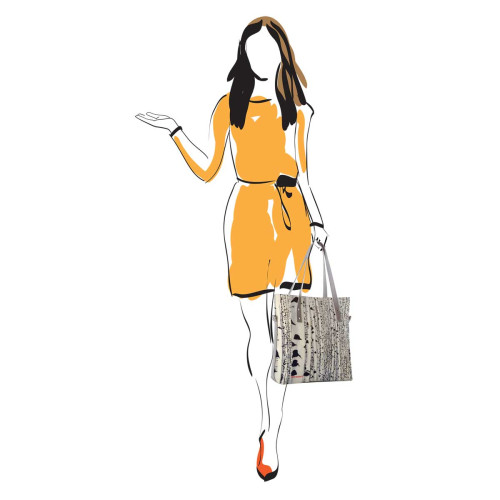 Сумка тоут BAG9 «Березы»