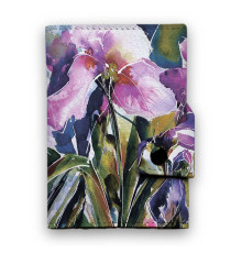 Кошелек мини, кардхолдер, PR24 «Irisy akvarel»