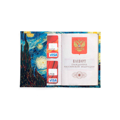 Обложка для автодокументов, AUT2 «Vincent van Gogh Starry night»