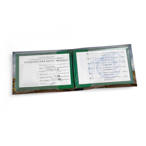 Обложка для студенческого билет STD1 «Петр»