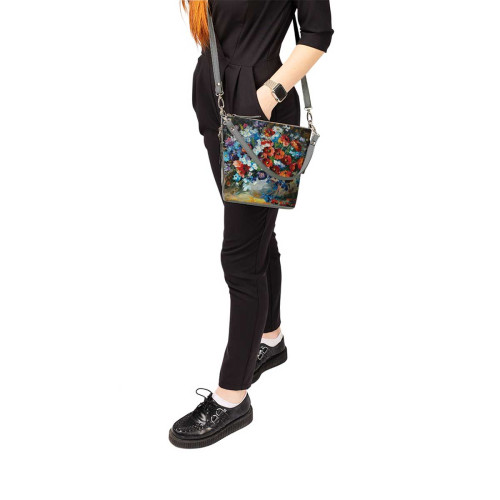 Сумка кросс-боди BAG8 «Flowers»