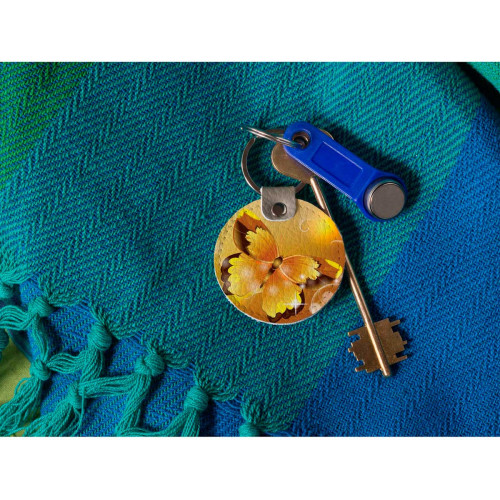 Брелок (Круглый) TRI4 «Бабочка 8»