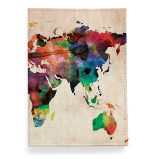 Обложка для паспорта, PAS2 «World map»
