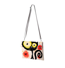Клатч, кросс-боди KHL4 «Flower cat»