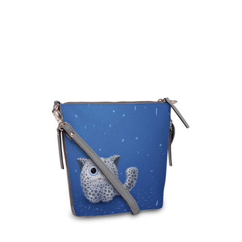 Сумка кросс-боди BAG8 «Snow leopard»