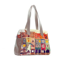 Сумка на плечо BAG5 «The city watercolor»