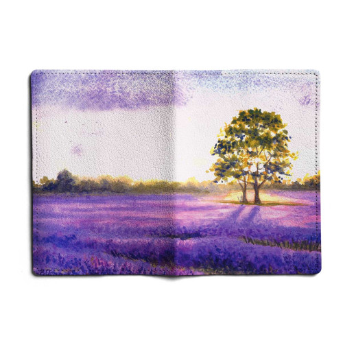 Обложка для автодокументов, AUT1 «Лавандовые поля Франции»