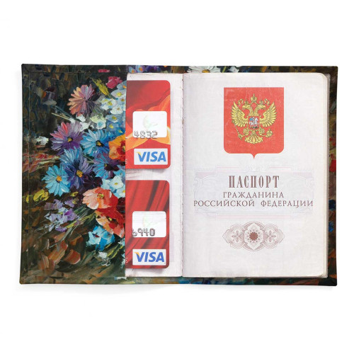 Обложка для паспорта, PAS2 «Flowers»