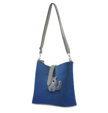 Сумка на плечо BG12 «Snow leopard»