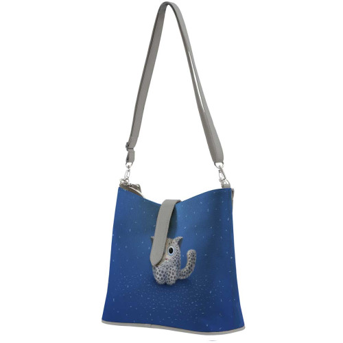 Сумка на плечо BG12 «Snow leopard»