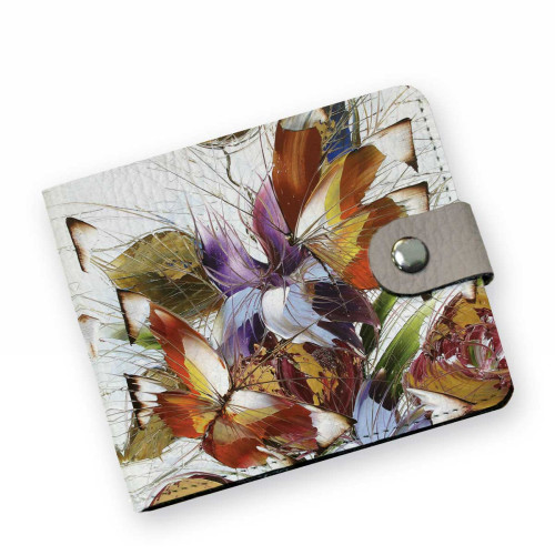 Кошелек мини PRS8 «Бабочки 7»