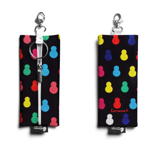 Ключница KEY1 «Черные матрешки»