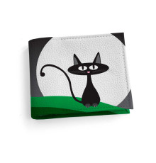 Обложка для студенческого билет STD1 «Кот с луной»