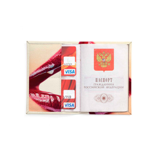 Обложка для автодокументов, AUT2 «Губы»