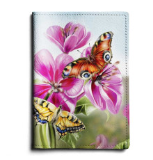 Обложка для автодокументов, AUT1 «Бабочки большие»