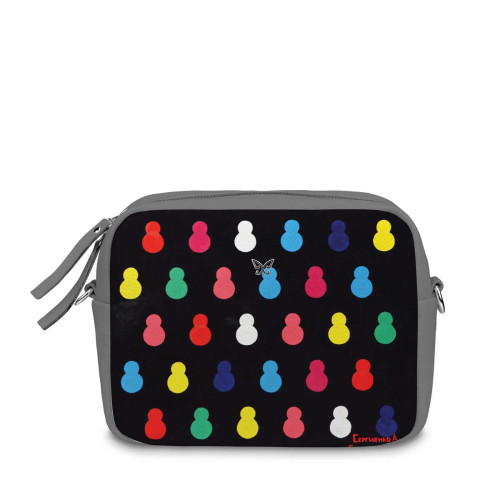 Сумка кросс-боди BG47 «Черные матрешки»