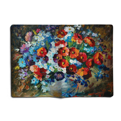 Обложка для автодокументов, AUT1 «Flowers»