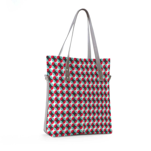 Сумка тоут BAG9 «Круги 3»
