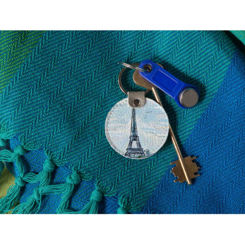 Брелок (Круглый) TRI4 «Eiffel tower»