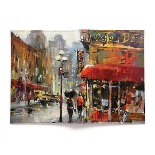 Обложка для паспорта, PAS2 «Street café»