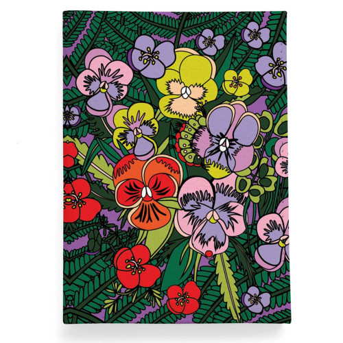 Обложка для паспорта, PAS2 «Анютины глазки»