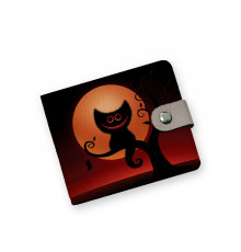 Кошелек мини PRS8 «Кот на ветке»