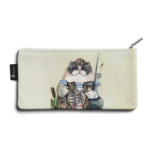 Косметичка small KOS1 «Кот-рыбак 2»