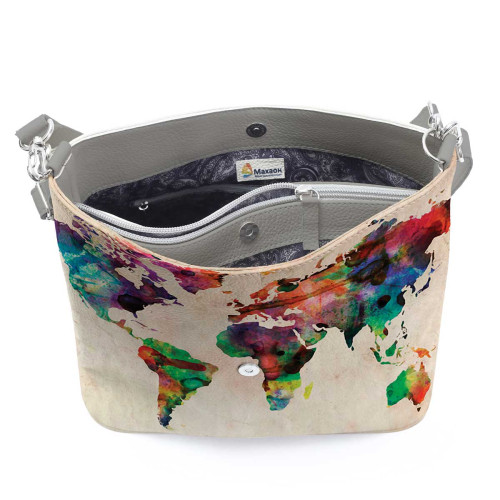 Сумка на плечо BG12 «World map»