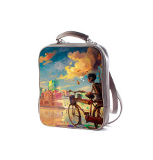 Рюкзак BKP1 «Мальчик и велосипед»