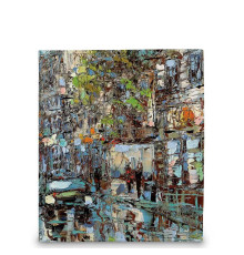 Кошелек мини PR17 «Белые ночи на петербургской улице»