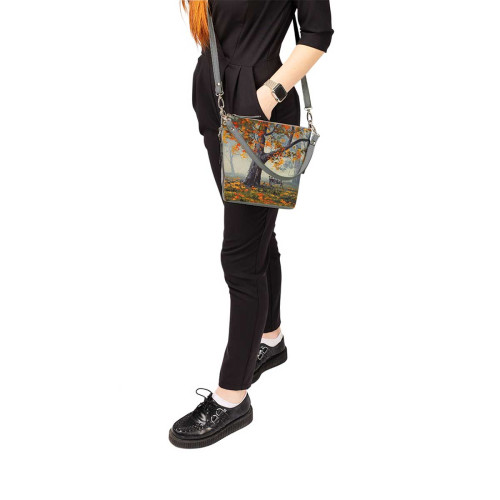 Сумка кросс-боди BAG8 «Autumn bench»