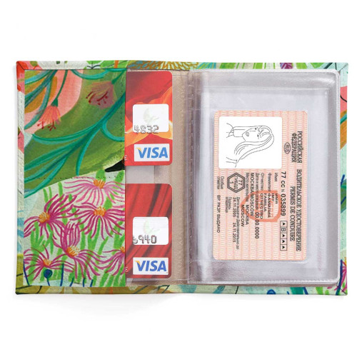 Обложка для автодокументов, AUT2 «Flower»