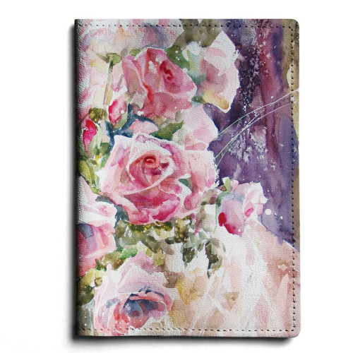 Обложка для паспорта, PAS1 «Благоуханье нежных роз»