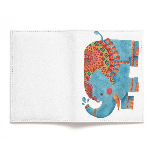 Обложка для паспорта, PAS2 «Blue elephant»