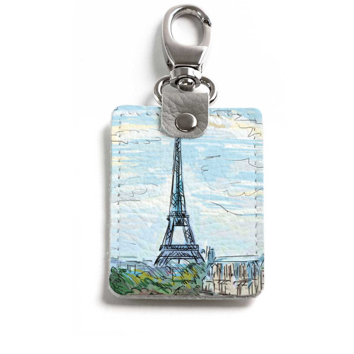 Брелок (Прямоугольный ) TRI1 «Eiffel tower»