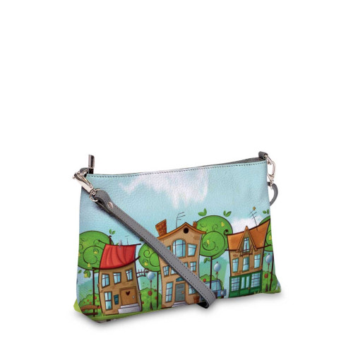 Сумка шолдер, BAG3 «Игрушечный город»