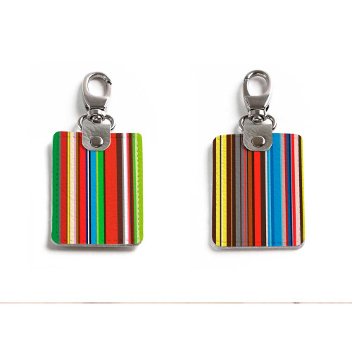 Брелок (Прямоугольный ) TRI1 «Полоски»