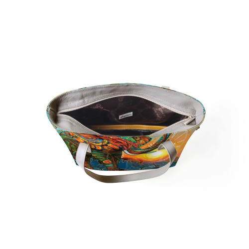 Сумка тоут BAG9 «Sun elephant»