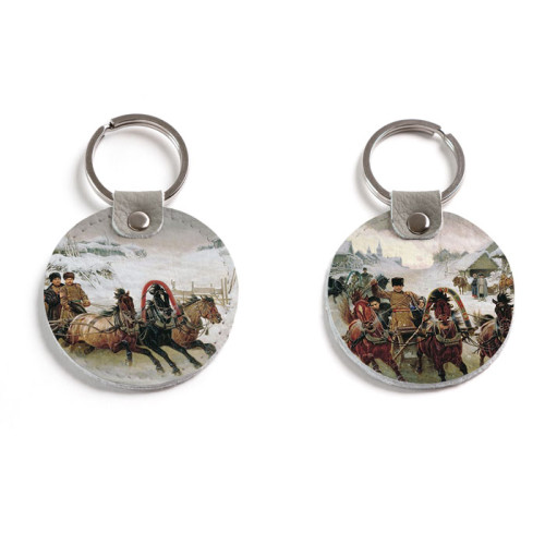 Брелок (Круглый) TRI4 «Russian Winter»