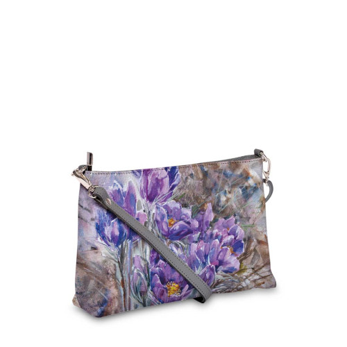 Сумка шолдер, BAG3 «На опушке расцвела сон-трава»