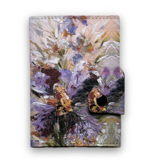 Кошелек мини, кардхолдер, PR24 «Ирисы»