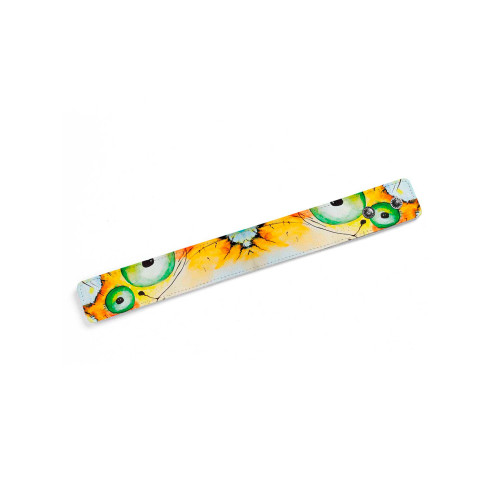 Браслет широкий, BRA2 «Crazy cat»