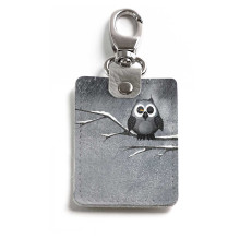 Брелок (Прямоугольный ) TRI1 «Owl & bird»
