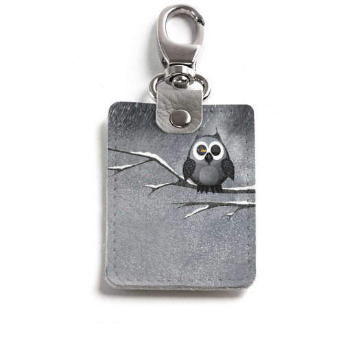 Брелок (Прямоугольный ) TRI1 «Owl & bird»